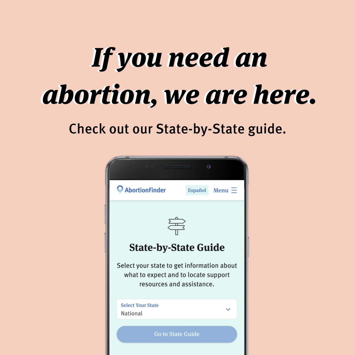 Unsure of what's going on with abortion where you live?

We have a regularly updated guide for all 50 states (and DC) that details state abortion laws: abortionfinder.org/abortion-guide…