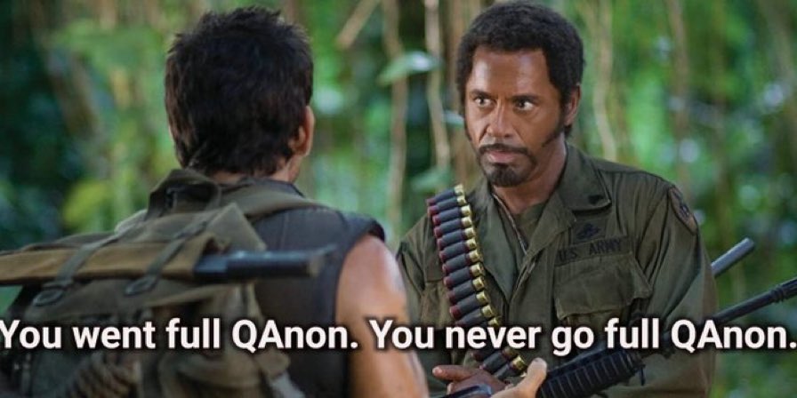 chunterkap's tweet photo. America to ##MAGARepublicans:
“You went full #QAnon.
You never go full Q.”
#RedWaveFail
#RedRipple
#Midterms2022 https://t.co/QrrjQcWens