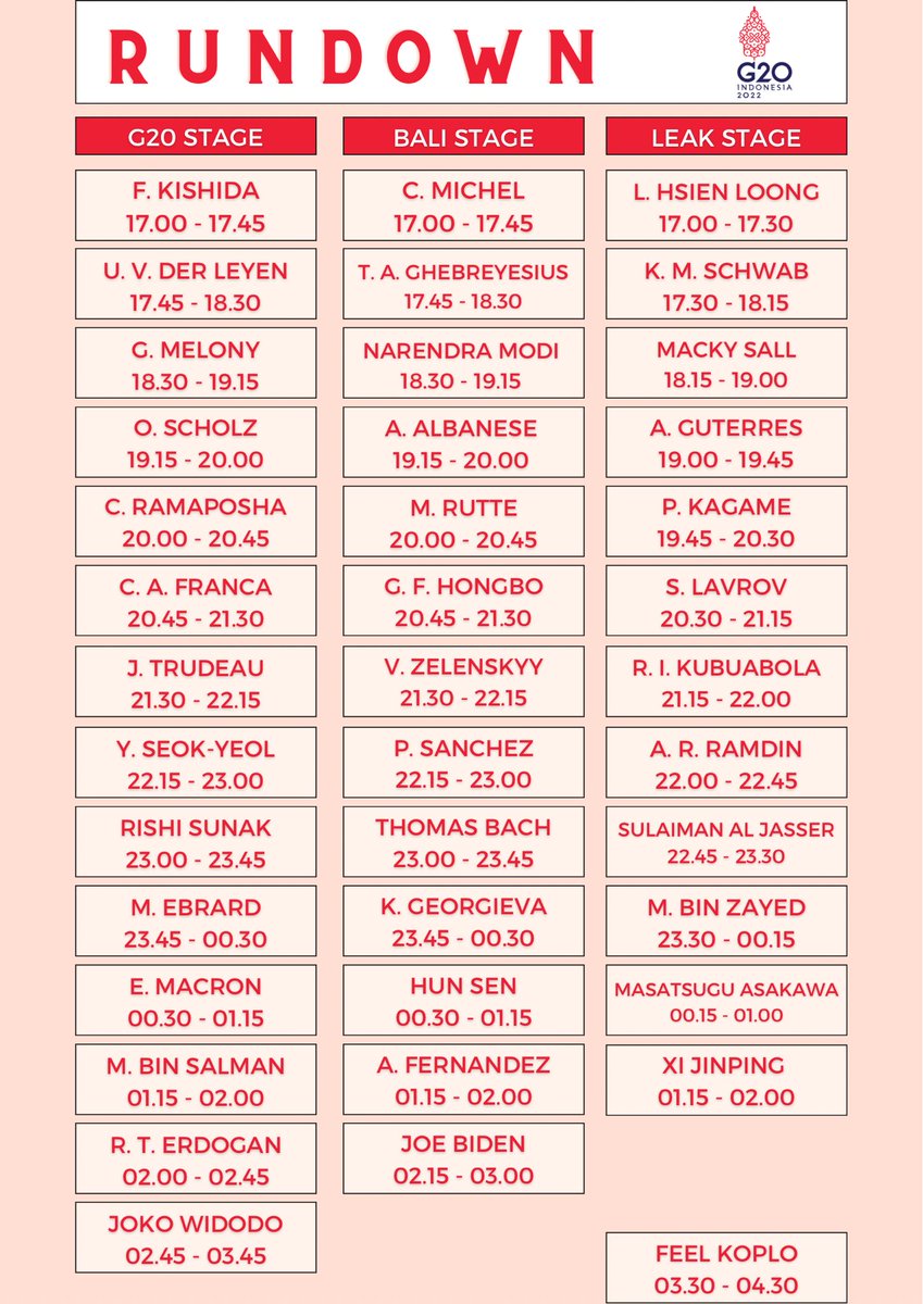 arzcfc's tweet image. yang nanya rundown