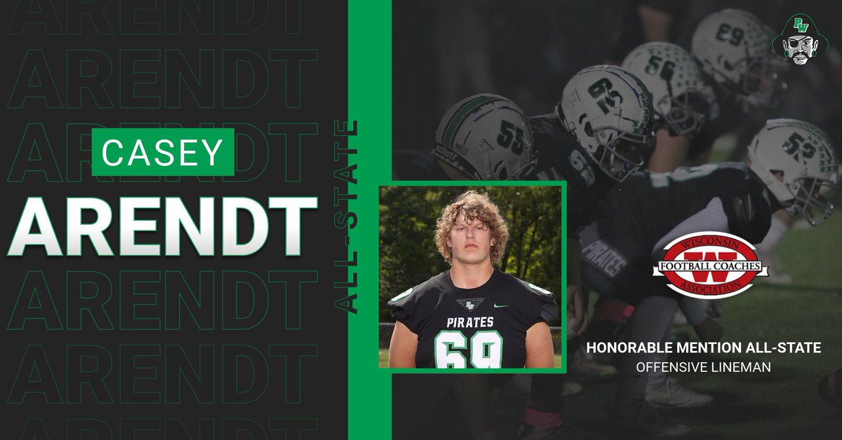 GoPiratesFB's tweet photo. Congratulations @casey_arendt on receiving WFCA Honorable Mention All-State honors!

#GoPirates https://t.co/G0Wa2JATvE