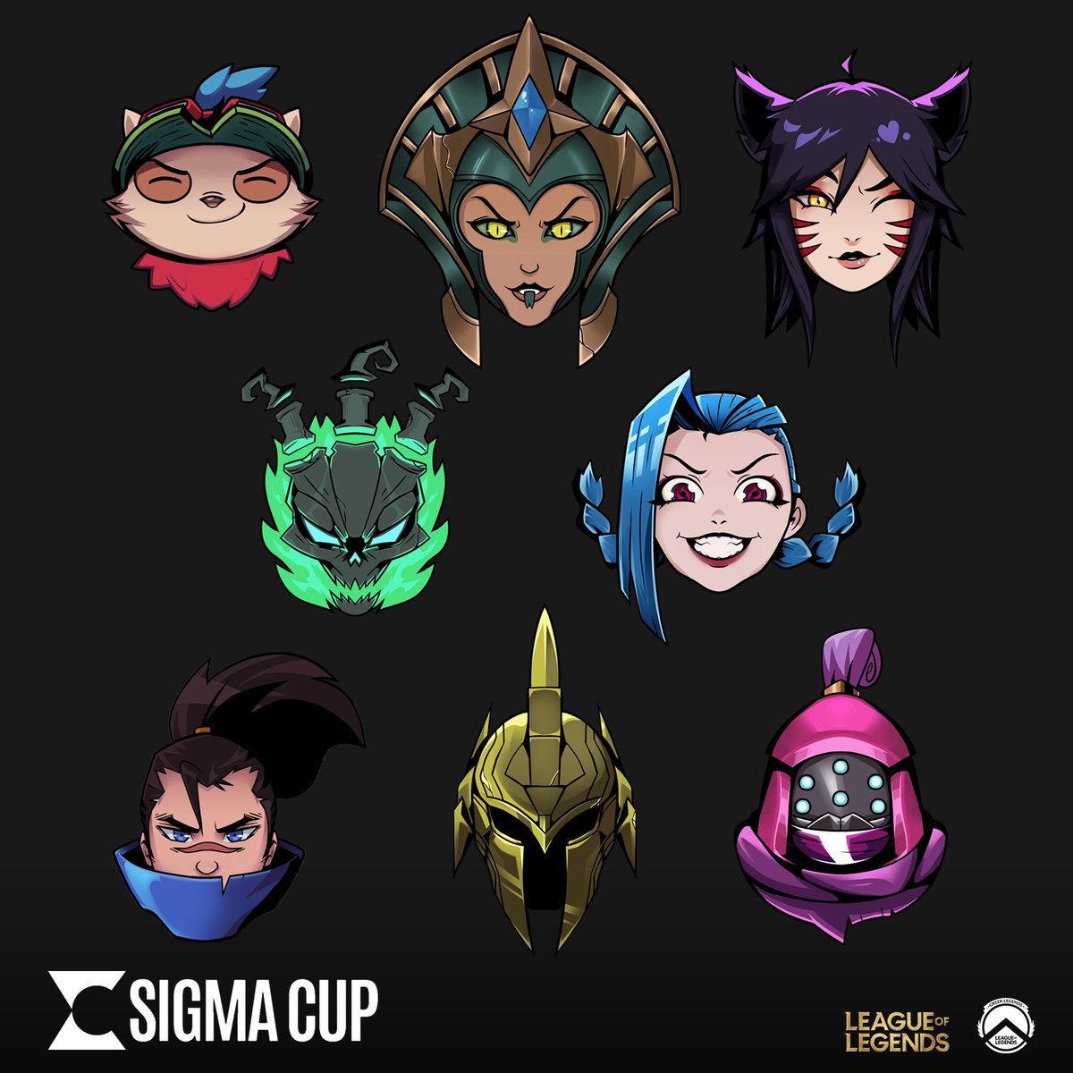 Leilyeet's tweet image. Made these for @GRLegends !! They are going to be on a t-shirt AT SIGMA CUP!!! You better not miss it 🫡🫡🫡