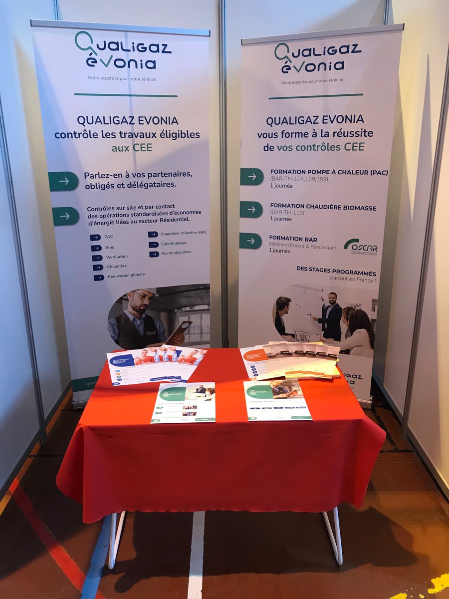 Nous avons eu le plaisir de participé au salon "Road Show Miler" le 10 novembre dernier qui a eu lieu à VERDUN salle CASSIN 🙂.

👉Une occasion pour notre chargé d’affaires Christophe LANNOY de présenter nos formations et nos offres CEE.

#cee #pac #formation #gaz