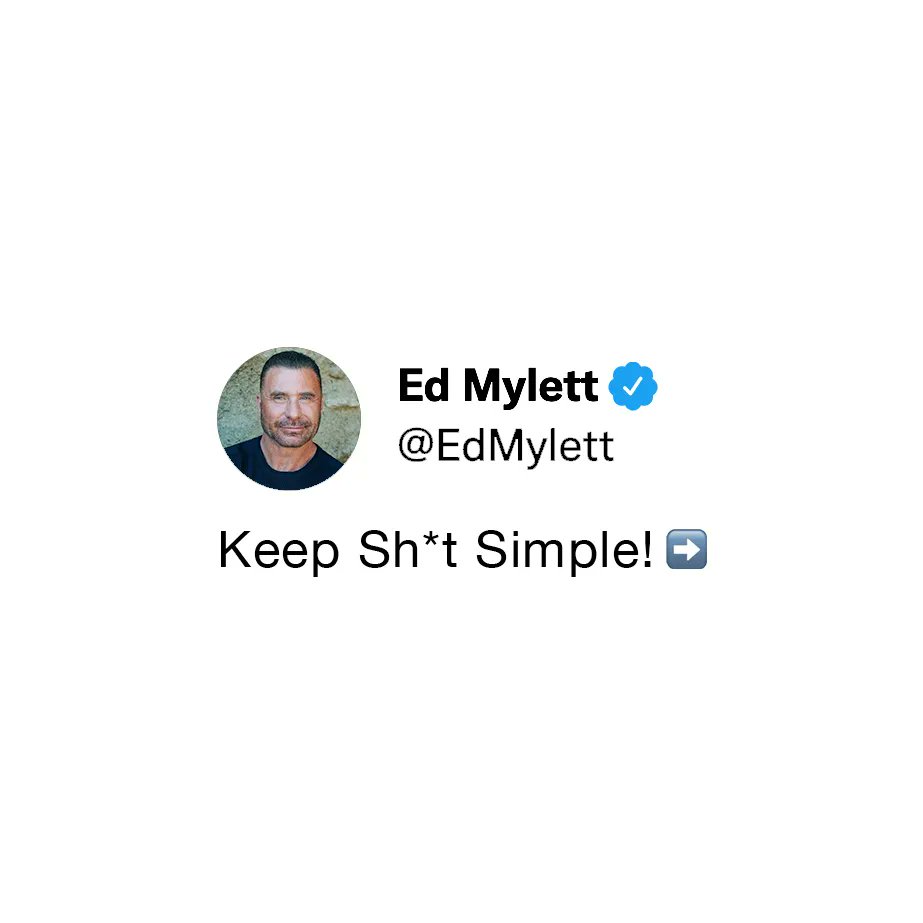 EdMylett's tweet image. 🤯 Successful people make things EASY to understand and EASY to execute!

Complexity is the enemy of EXECUTION and the enemy of ACCOMPLISHMENT.

STOP trying to overcomplicate your next move!

GET CLARITY and TAKE MASSIVE ACTION.

Accumulate the small SIMPLE steps!