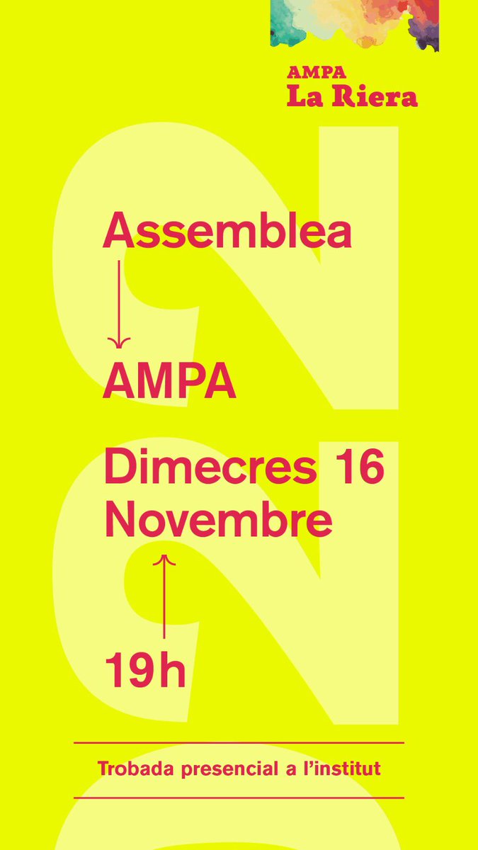 L’AMPA Institut La Riera informa