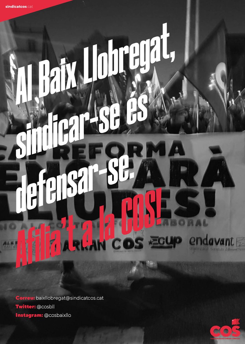COS Baix Llobregat tweet media