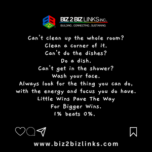 Biz2BizLinks's tweet image. Take little steps at a time. Reach out to Biz 2 Biz Links to help you take the bigger step.

#Biz2BizLinks #business #entrepreneur #SmallBusinesses #smallbusinesssupport #wecanhelp #explorepage