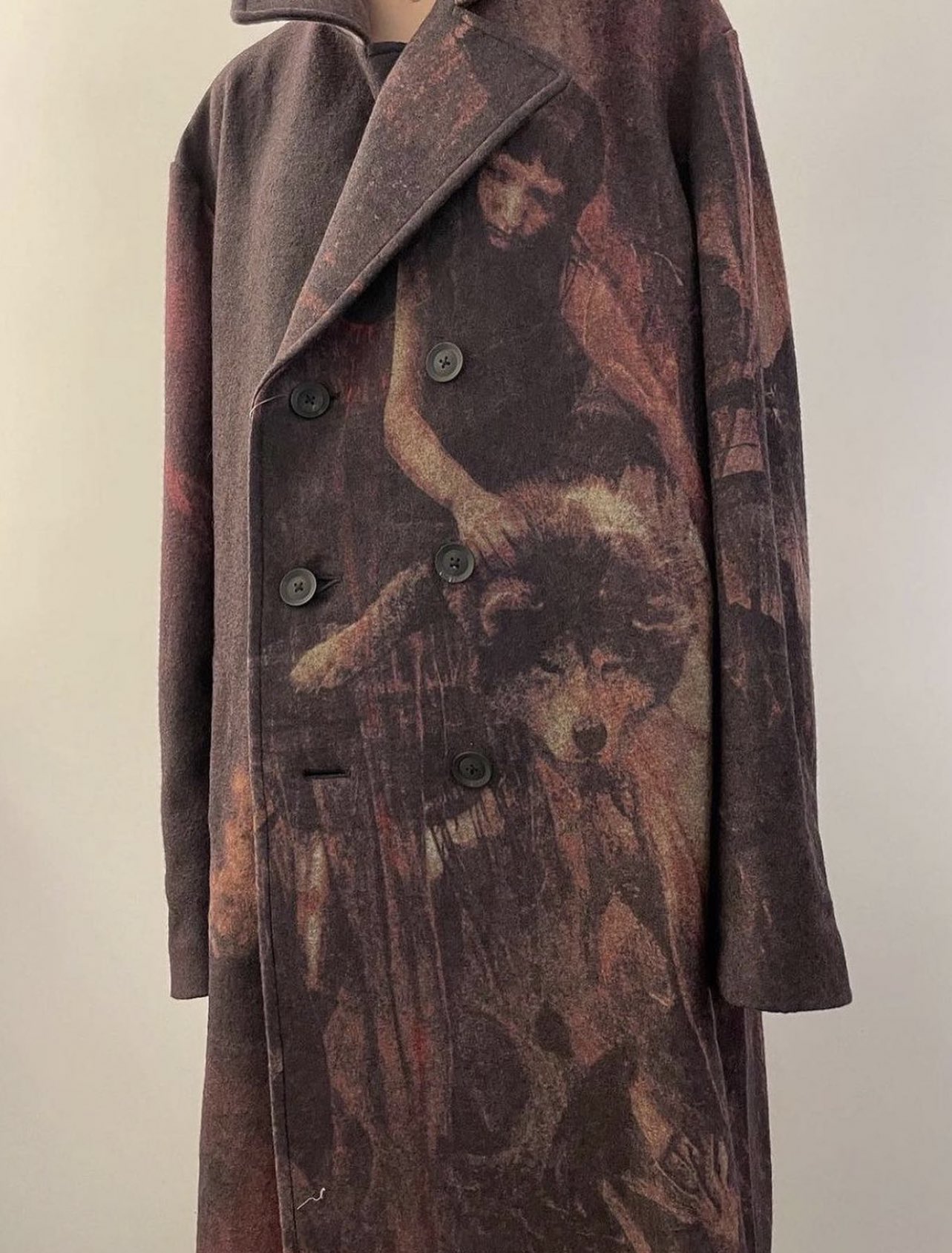 ジャケット・アウター Yohji Yamamoto 23aw ABSTRACT PRINT COAT Yohji Yamamoto 23aw ABSTRACT PRINT COAT - メルカリ