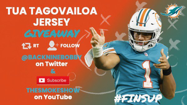 Feeling generous on this Victory Monday. So I'm giving away a Tua jersey!! Rules below. #FinsUp