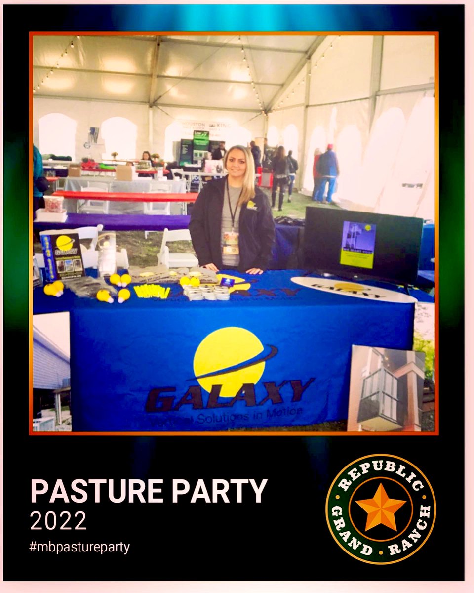 Kendra Garcia, our Dealer Relations Manager took a trip out to the Republic Grand Ranch this past weekend for the Michael Berry Pasture Party. She represented Galaxy Unlimited, LLC well!