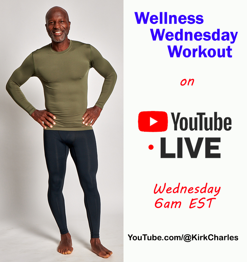 Join me at 6am EST on #YouTubeLive for the #WellnessWednesdayWorkout.  30 minutes of fun!

<a href="/thehappyhourwHB/">Heather B</a> <a href="/karenhunter/">Karen Hunter</a> @SXMUrbanView <a href="/claycane/">Clay Cane</a> <a href="/PCRM/">Physicians Committee</a> <a href="/vegancook101/">Daily Vegan Recipes 🌱🍅</a> #fitness #mondaymotivation #health #plantbased #workout #sxmurbanview