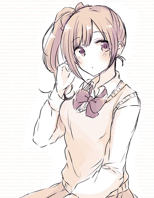 10月に描いた響子ちゃん。 #五十嵐響子  