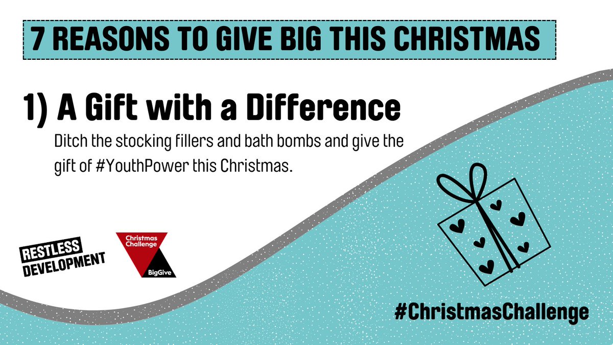 RestlessDev's tweet image. The Christmas countdown is now on! To celebrate, we’re sharing seven reasons why we think you should donate to @RestlessDev this festive season. Here’s Reason #1

🎁 bit.ly/3O4JSuM
 
#ChristmasChallenge