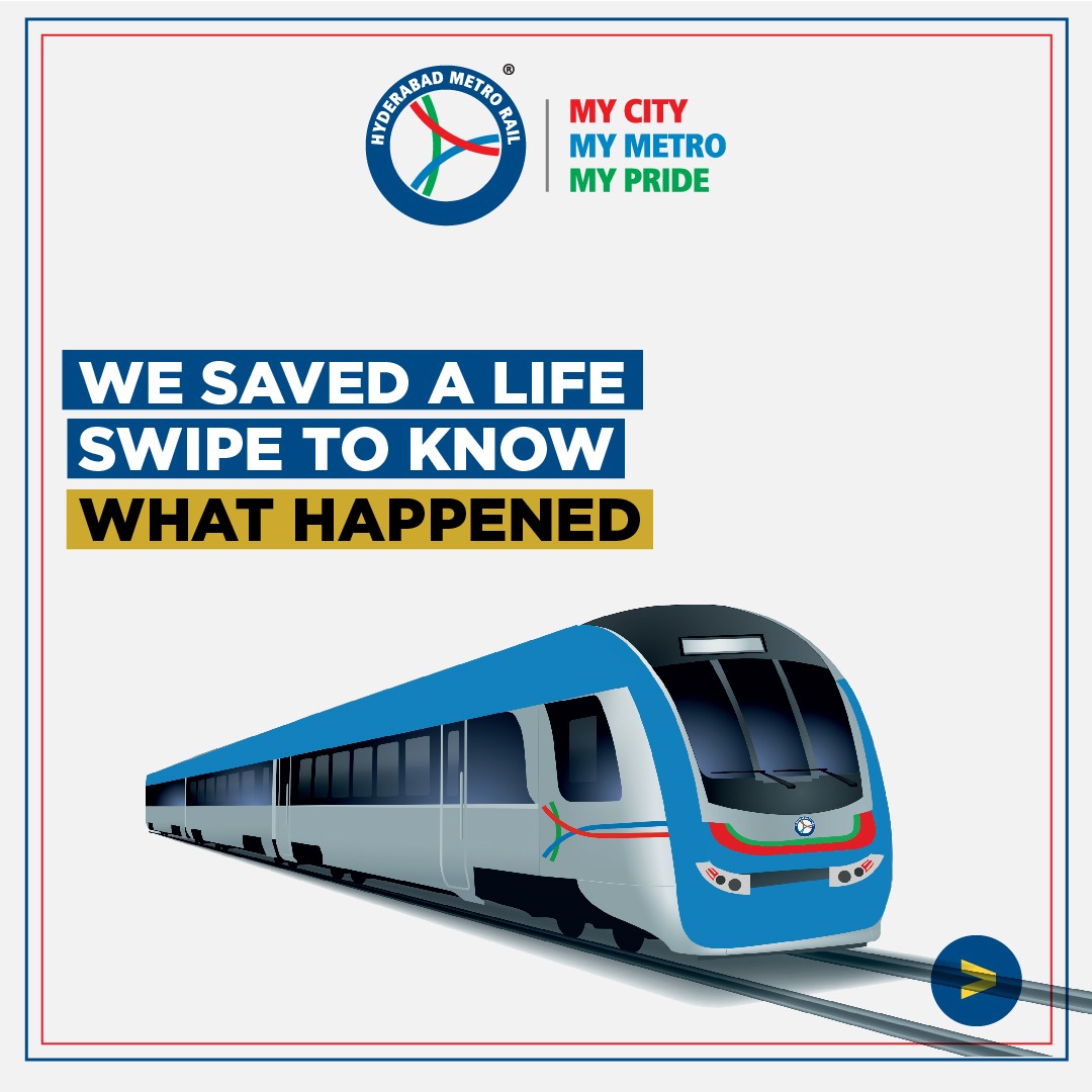 ltmhyd's tweet image. Mr. Satyanarayanan who was travelling via the #Metro complained of excruciating pain in the left arm, started sweating and was unable to move. 
An on-duty security guard observed and immediately informed  his superiors who arranged the passenger to be moved to nearby Hospital.