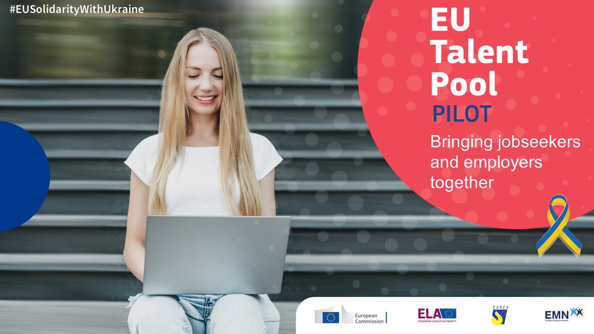 Finding a job in another country can be a challenging task. 

If you are person fleeing Ukraine 🇺🇦, you can find employment with #EUTalentPoolPilot initiative, via a job-searching tool facilitated through the EURES portal.