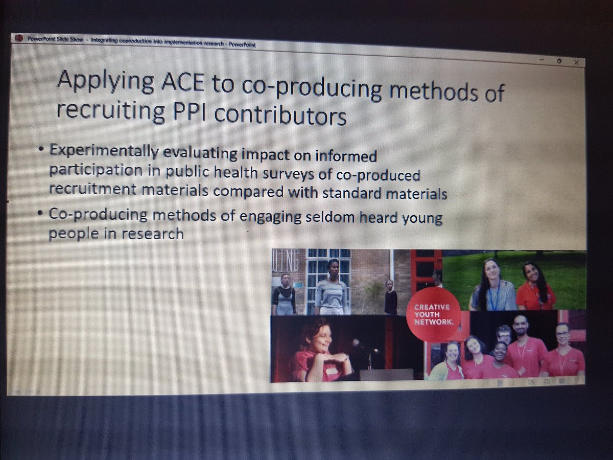 UnlockingBirth's tweet photo. Attending an NIHR #implementation and #coproduction workshop. Lots of interesting projects. Needs to be #agile Public contributors say barriers are: so what? Lack of trust in research. Burnout. slow pace of change. Academia is off putting. Not selling success stories @arc_nwc 1/2 https://t.co/X2kskXUbOB