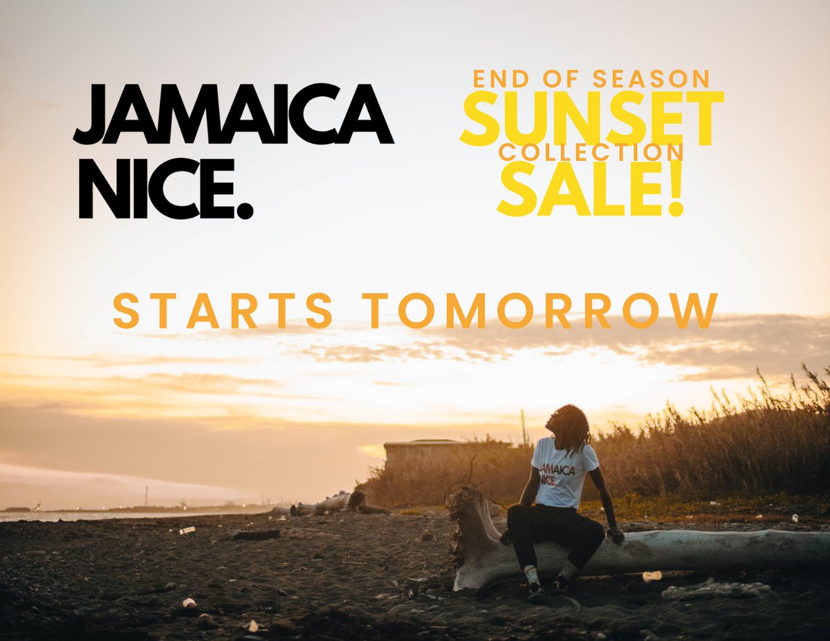The season ending Sunset Collection Sale is almost here. Enjoy 25% off while supplies last. Part proceeds support music education in Bull Bay where Jamaica Nice is partnering w <a href="/jamnesiasurf/">Jamnesia</a>. Details &gt; yesjamaicanice.com/post/sunset-sa… #giftideas #jamnesiasurf #sunset #jamaicanice