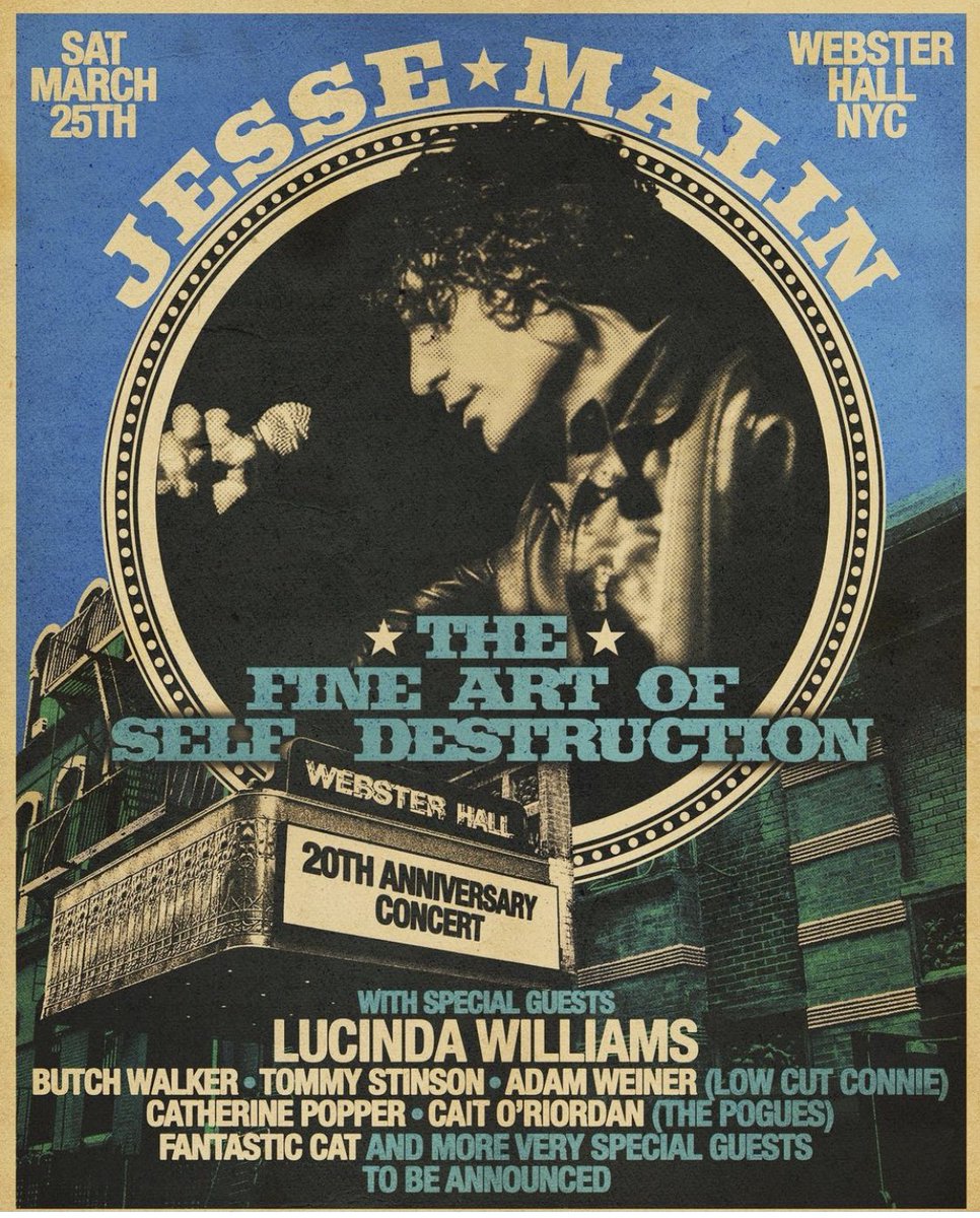“the priest got drunk, the cop shot junk, everybody’s dying just to have some fun … rock on“. - Tickets available now <a href="/WebsterHall/">Webster Hall</a>