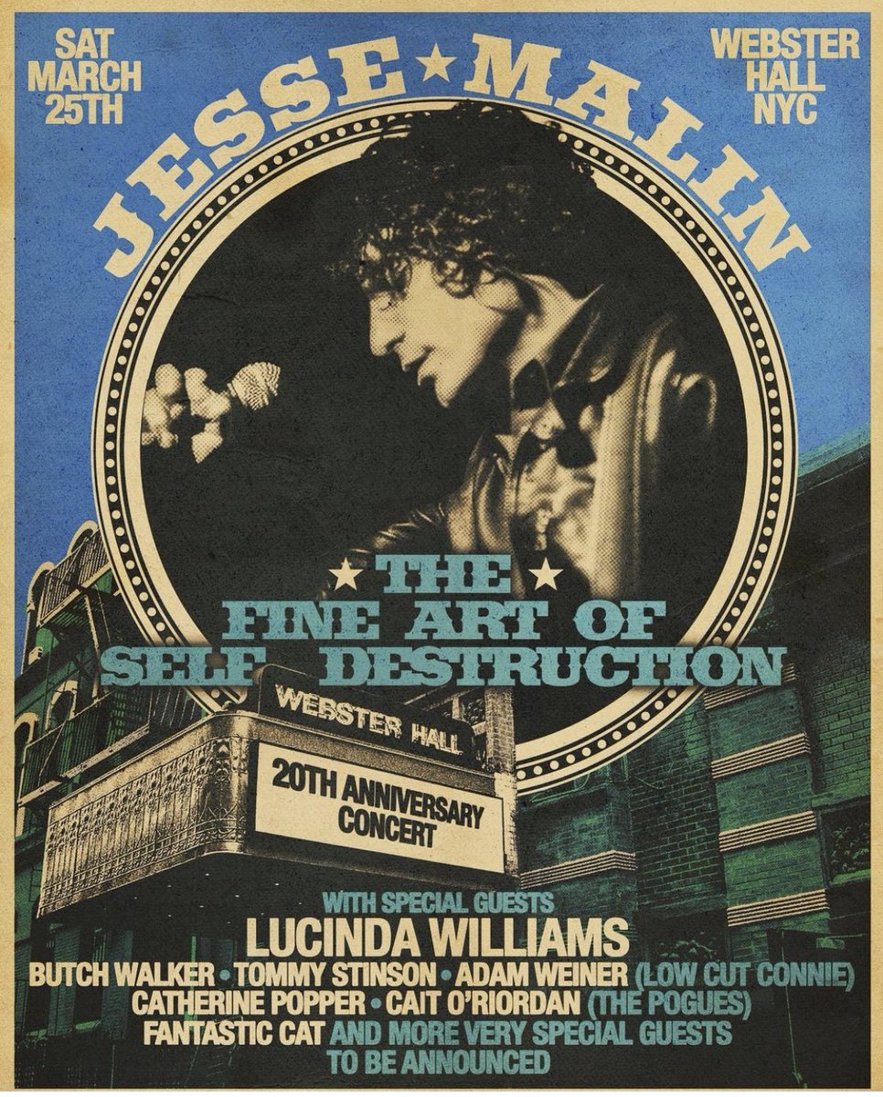 “the priest got drunk, the cop shot junk, everybody’s dying just to have some fun … rock on“. - Tickets available now @WebsterHall