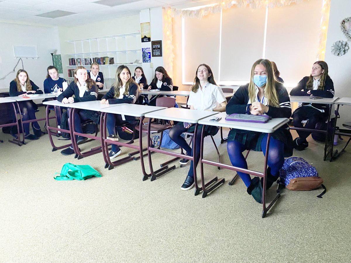 Last week, the Mount's Poetry Club explored Taylor Swift's lyrics, poetic craft, and tried a free-write based on the artist's latest album, "Midnights" while enjoying some snacks.
