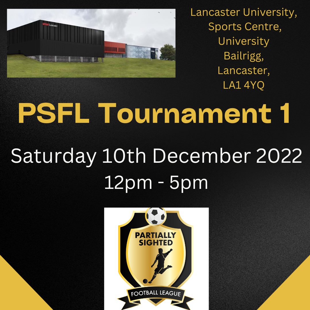 Partially Sighted Football League tweet media