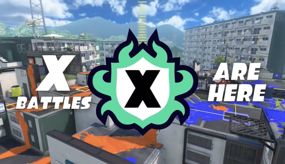FrostyGlitch23's tweet photo. AHHHHHHHHHH NEW UPDATES TO SPLATOON 3 IS HERE!!! We get new weapons, new map and flounder highest is coming back!!! And we finally get X rank battles and even more we get big run news!!! LESSSSSSS GOOOOO!!! #splatoon3 #nintendoswitch #splatoonupdate https://t.co/F65QK4fHfl
