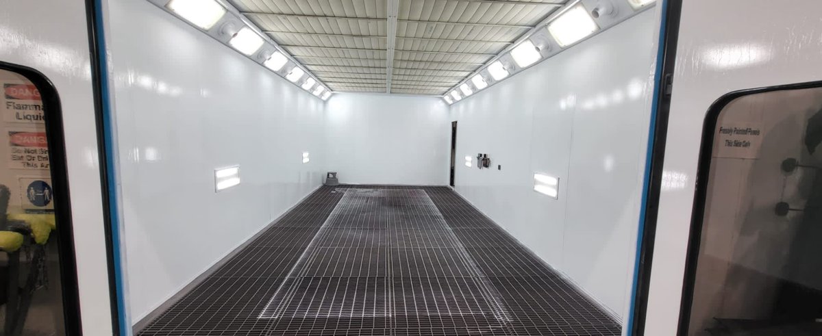 A nice picture to show the standard of our paint booths. In our opinion it is just as important as the customer facing area's. #Audiapproved #BMWApproved #Volvoapproved