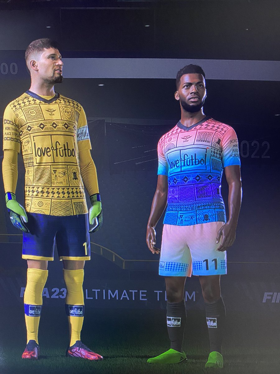 lovefutbol's tweet photo. Now you can wear our #ThreadTheFuture jersey in FIFA 2023! 🎮 ⚽️🙌🏽 @EASPORTSFIFA
#FIFA23 https://t.co/KyBN5AbMrl