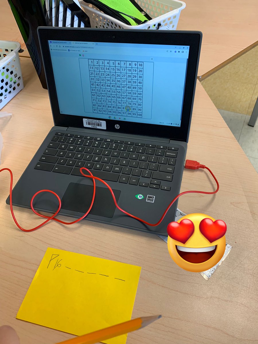 d_tooker's tweet photo. Practicing skip counting using our hundreds chart and coding using @makeymakey @PSBPEI #peitech @steampei #springpark (thanks for the inspo @MmeBergevin) https://t.co/BGwFiS9Cig