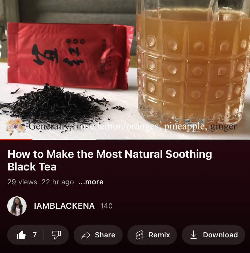 _iamblackena's tweet photo. Tea lovers! Please watch my YouTube video. And retweet please. https://t.co/xeQOn0RYyV
