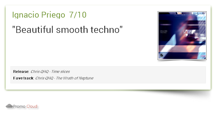 Ignacio Priego supports: Chris QHQ - Time slices 7/10 #newrelease pcl.la/LWVHCX  @chrisQHQ <a href="/techno/">Tom Ford</a> @deeptechno @frequencyshiftrecor