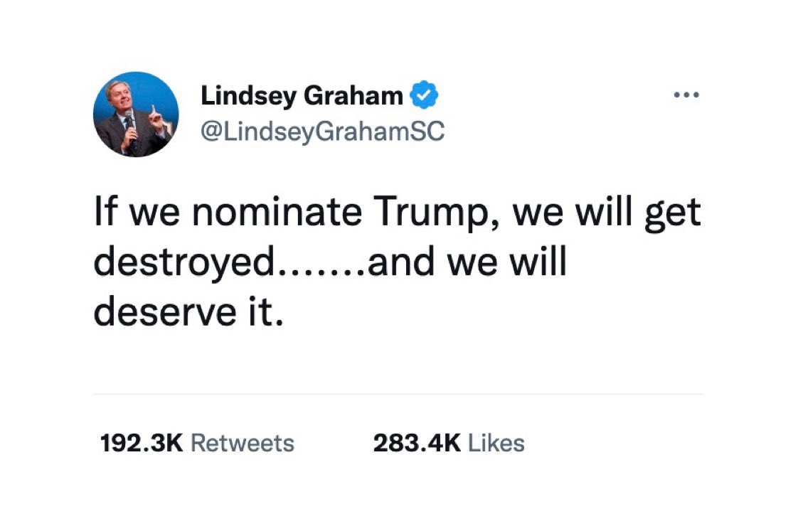 NoLieWithBTC's tweet image. To all the Republicans fuming over losing the midterms, let me remind you of these prophetic words.