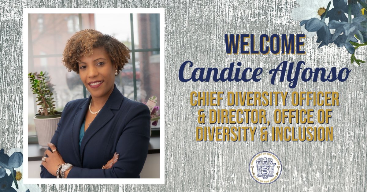 NJ Office of Diversity and Inclusion (@njdiversity) on Twitter photo ICYMI: <a href="/NJTreasury/">NJ Dept of Treasury</a> welcomes Candice M. Alfonso as Chief Diversity Officer and director of the Office of Diversity and Inclusion: nj.gov/treasury/news/… ICYMI: <a href="/NJTreasury/">NJ Dept of Treasury</a> welcomes Candice M. Alfonso as Chief Diversity Officer and director of the Office of Diversity and Inclusion: nj.gov/treasury/news/…