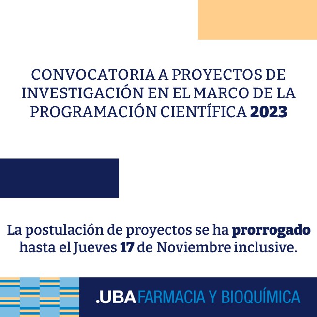 Prorroga de postulación de proyectos al 17 de noviembre