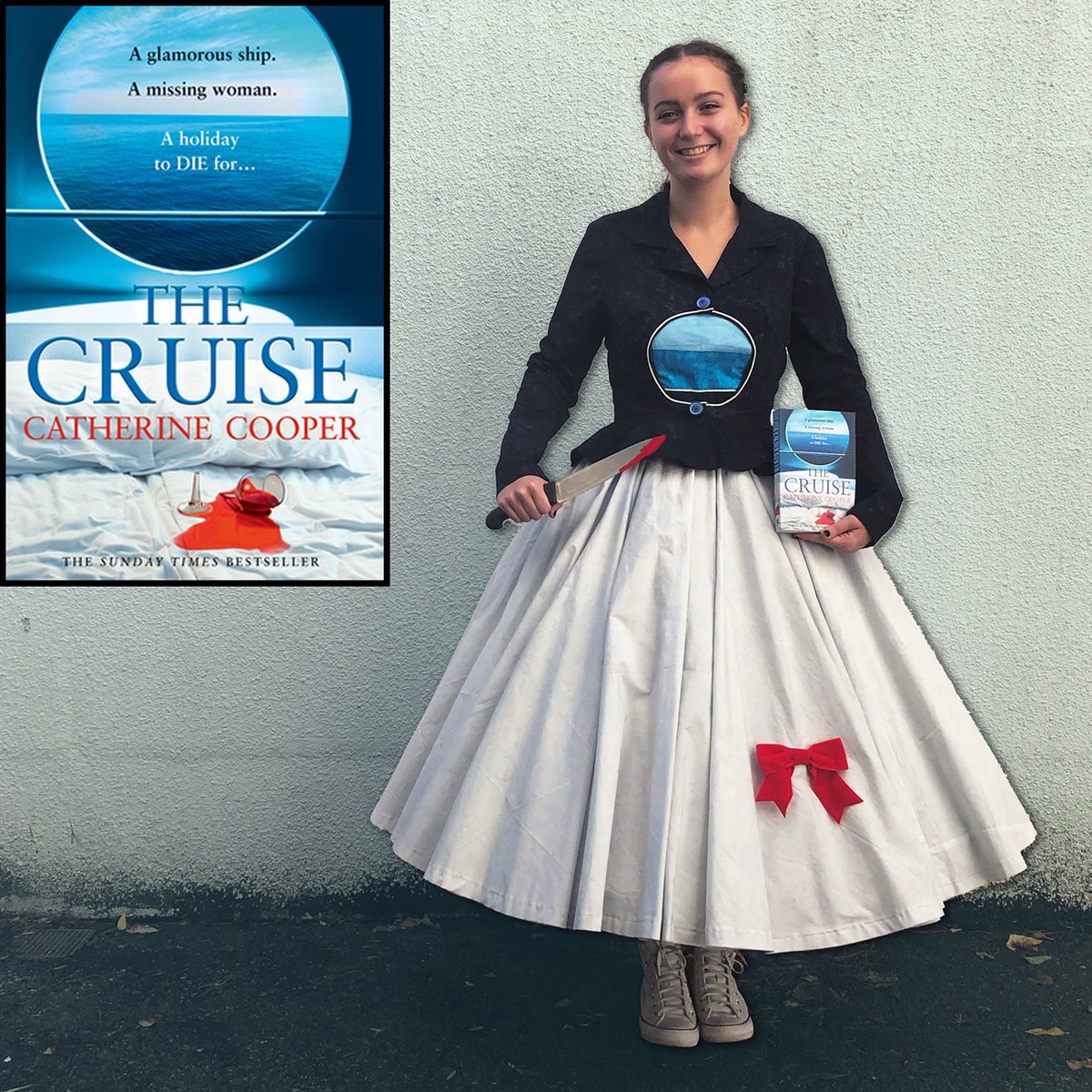 🎉Book/dress giveaway!🎉 In The Cruise by @catherinecooper a dancer goes missing on a luxury cruise liner. Soon she isn't the only one. A glamorous setting. An unsettling backstory. And plenty of 😱😱😱! Click the link for more info and a chance to win! instagram.com/p/Ck8l4s2rfqw/
