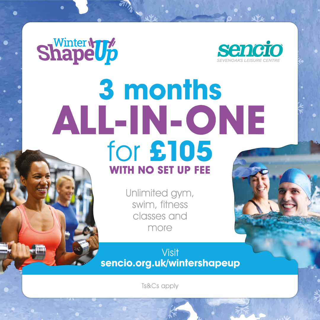 ☃️ Get 3 months Gym, Swim, Classes and more for just £105 with our Winter ShapeUp offer!
sencio.org.uk/wintershapeup/