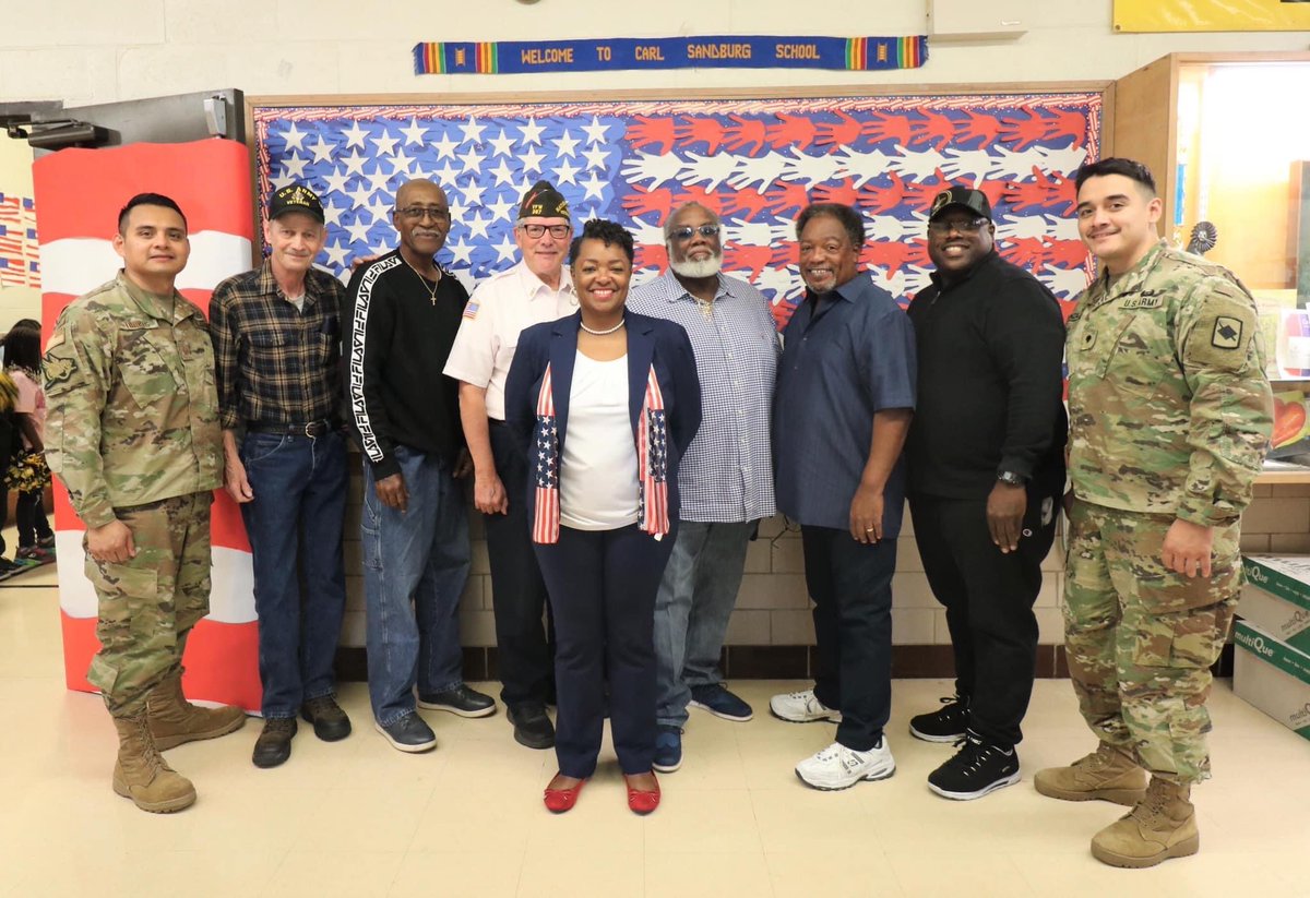 So proud of our students as they honored our own Veterans on Thursday!  Thank you for your service!