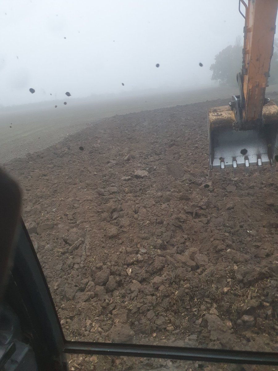 Easiest way to get a field beet pad ready for drilling #diggerplough