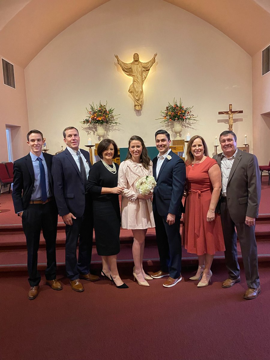 bryanhasling's tweet photo. We married 3-yrs ago. But this yr we wanted to Bless our marriage in the Catholic Church. I’m new to it all, but the Ceremony was incredible, intimate.

I’m thrilled we did it alongside fam/friends. I have a new appreciation for these traditions. https://t.co/rh23bVa1Ql
