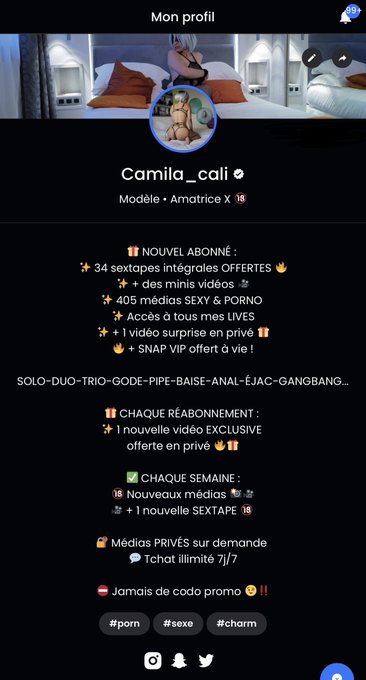 Tout est dans la description 😉 Rejoins-moi ici 👉🏼 https://t.co/bEz5Sdv8IW 😉 https://t.co/obSOStxGEQ<a href="/tag/snapchat"class="tags"><span>#snapchat</span></a><a href="/tag/snap"class="tags"><span>#snap</span></a>