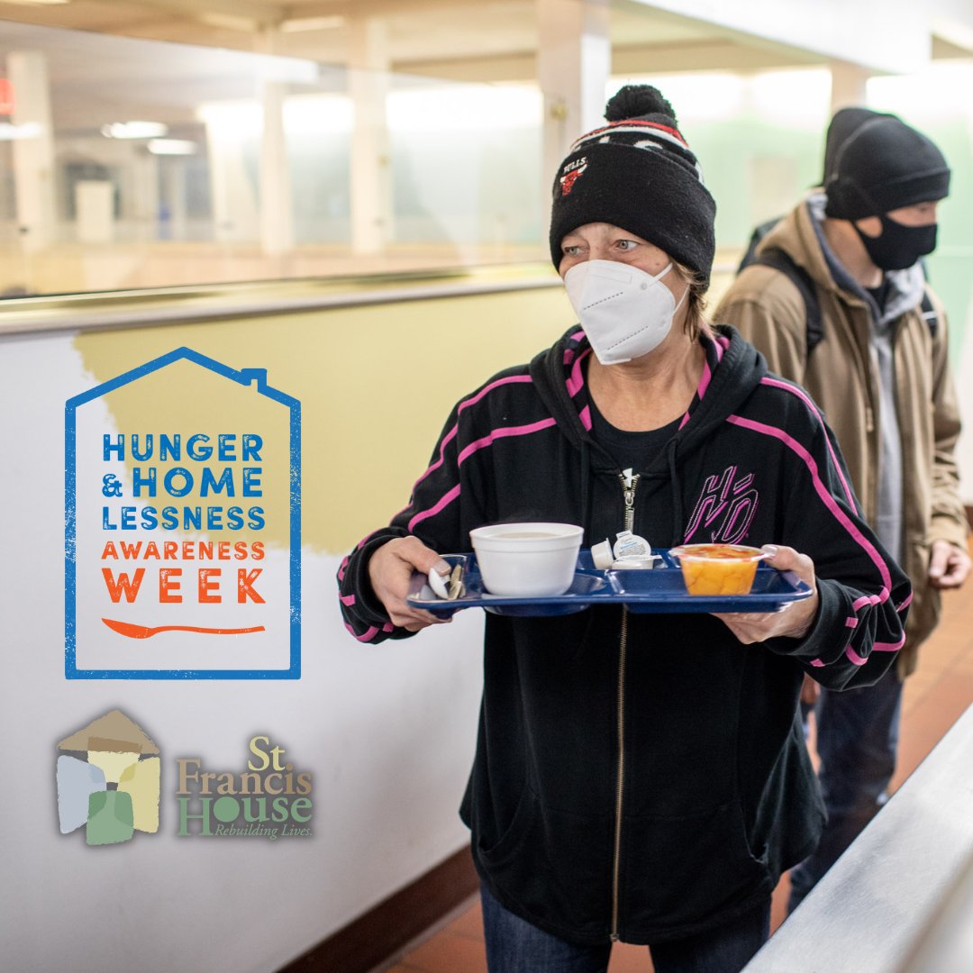 SFHBoston's tweet photo. This week is #Hunger & #Homelessness Awareness Week.
At St. Francis House we believe everyone deserves access to nutritious meals. We provide up to 500 meals a day between breakfast and lunch, 365 days a year.
Learn more: https://t.co/Sud5tjTLKd
#HHAW #Boston #Nonprofit https://t.co/yGVeI9Zi7t