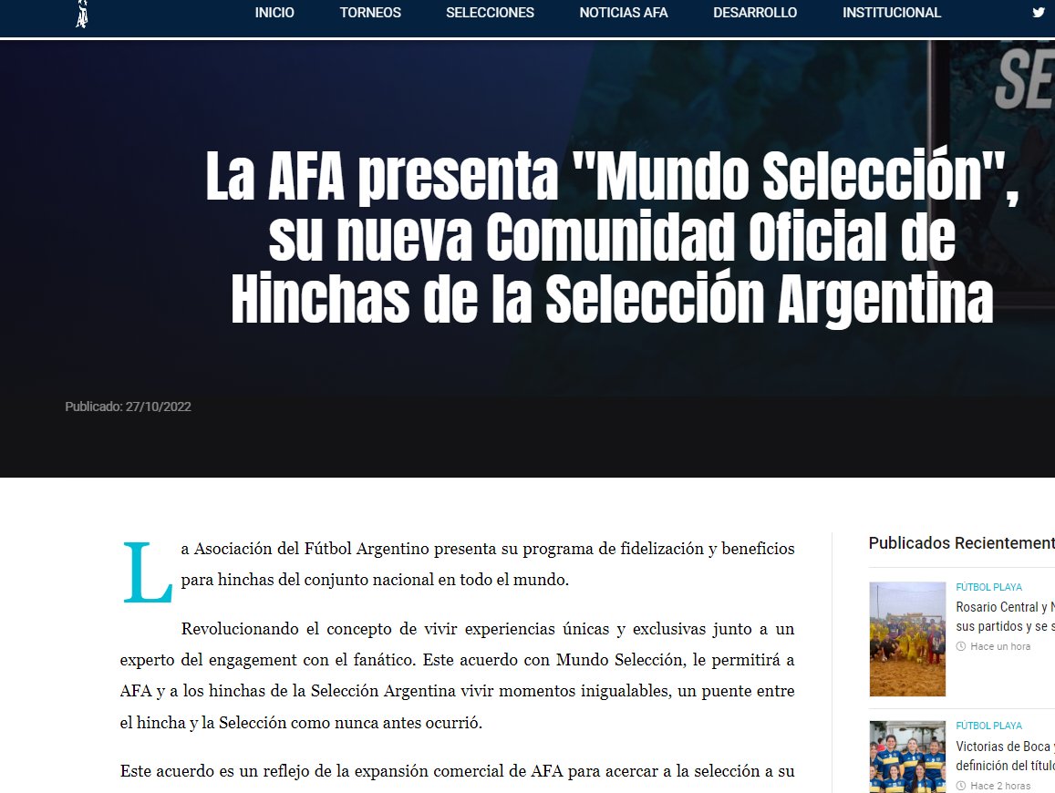 Fútbol Playa  Sitio Oficial de la Asociación del Fútbol Argentino