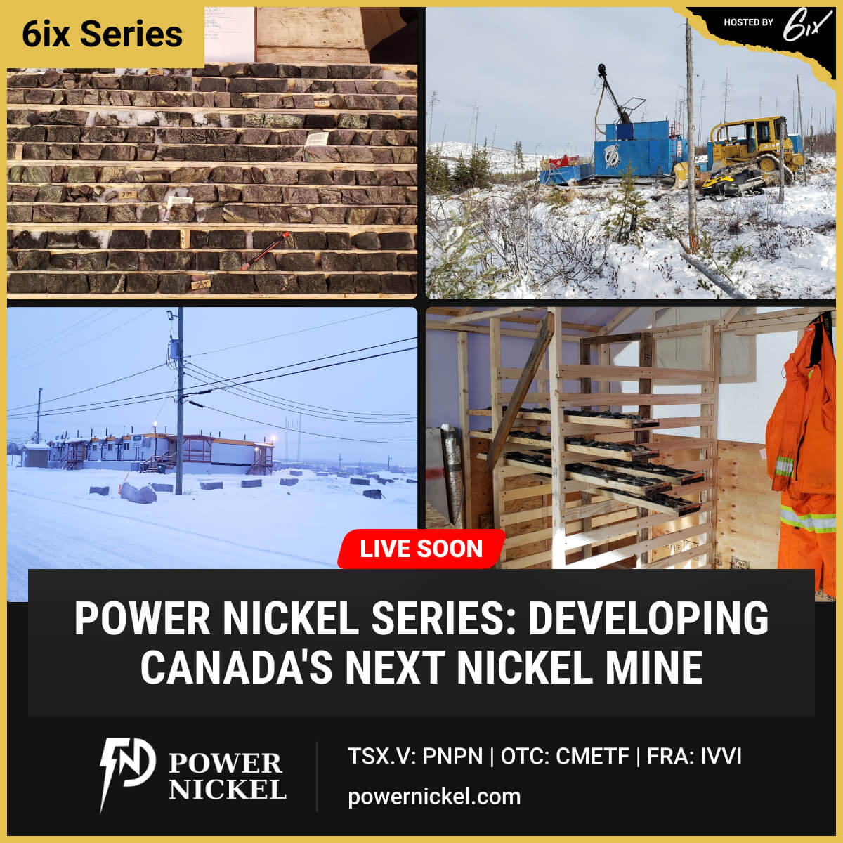 PowerMetallic's tweet photo. In one hour, our team at $PNPN.V goes live to provide you the first update as part of our monthly series: Developing Canada's Next Nickel Mine!
Hear about our accomplishments to date and upcoming catalysts when you register here: https://t.co/76XaH7Wqzl
$CMETF #IVVI https://t.co/4k5LVkMWpO