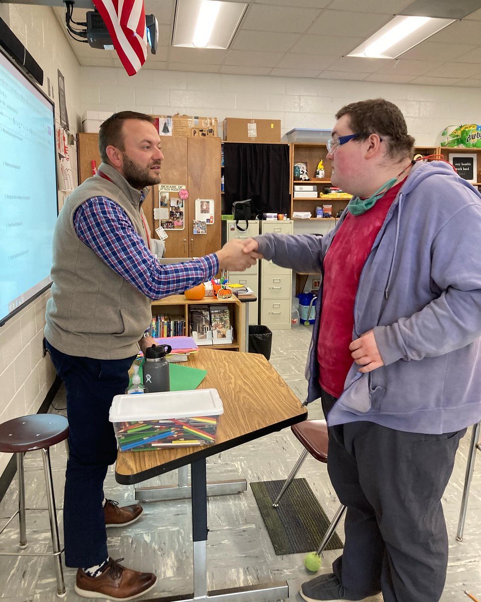 DrLukeH's tweet photo. After lots of focus on @AttainmentCo’s curriculum and practice in the classroom, we finally had our mock interview practice today. My students are ready to slay at the #jobinterviewfair this week! #learnwithhearn #learnwithdrhearn #focusonwork @LMCoxton @LetsBrockItOut https://t.co/CLE0GRuFgR