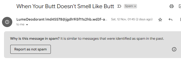 Hey, what the fuck spam emails?