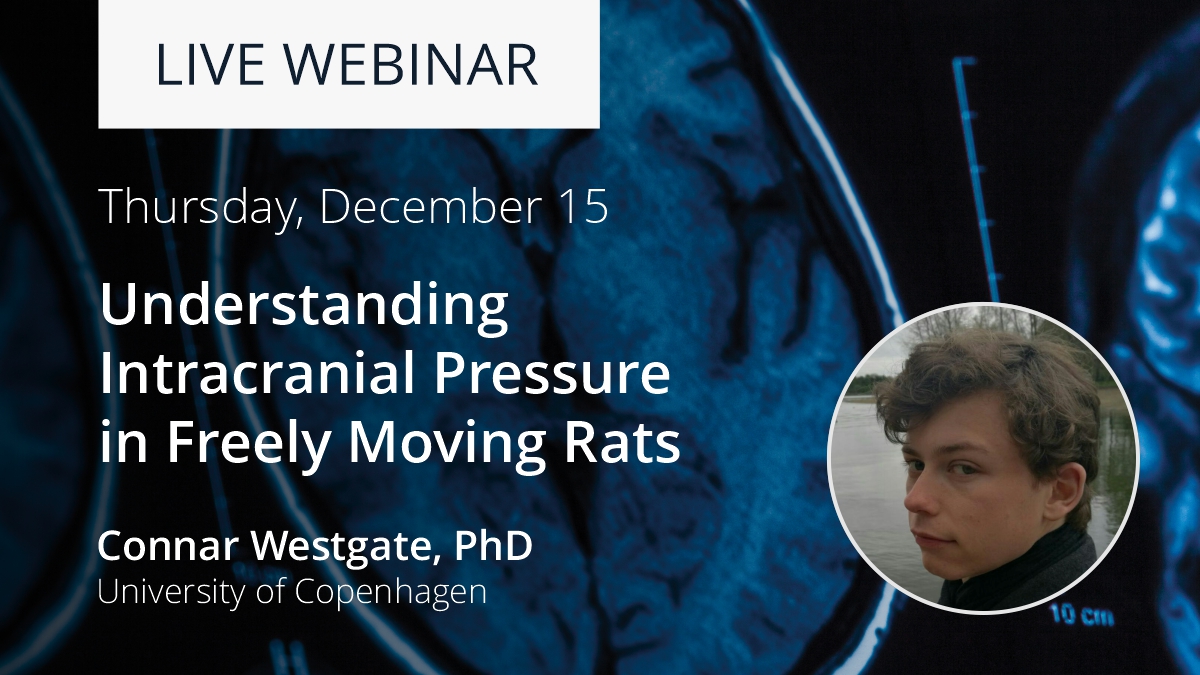 UPCOMING: <a href="/ConnarWestgate/">Connar Westgate</a> from <a href="/UCPH_Research/">University of Copenhagen Research</a> dives into #IntracranialPressure (ICP) measurements &amp; the importance of understanding ICP for maintaining normal CNS function.

Click here to register: bit.ly/3fVEoFW
Sponsored by: <a href="/ADInstruments/">ADInstruments</a>
#ShareScience #NeuroTwitter