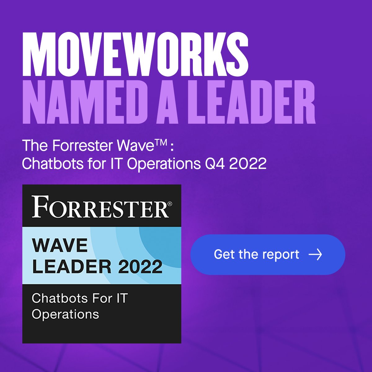 🌊 Proud to be named a Leader. Forrester cited customer enthusiasm around ease of adoption and rapid time-to-value — assigning us the highest score possible on “Chatbot Readiness', 'Product Vision', and 'Execution Roadmap.' Read our blog post for more: bit.ly/3GfofpO