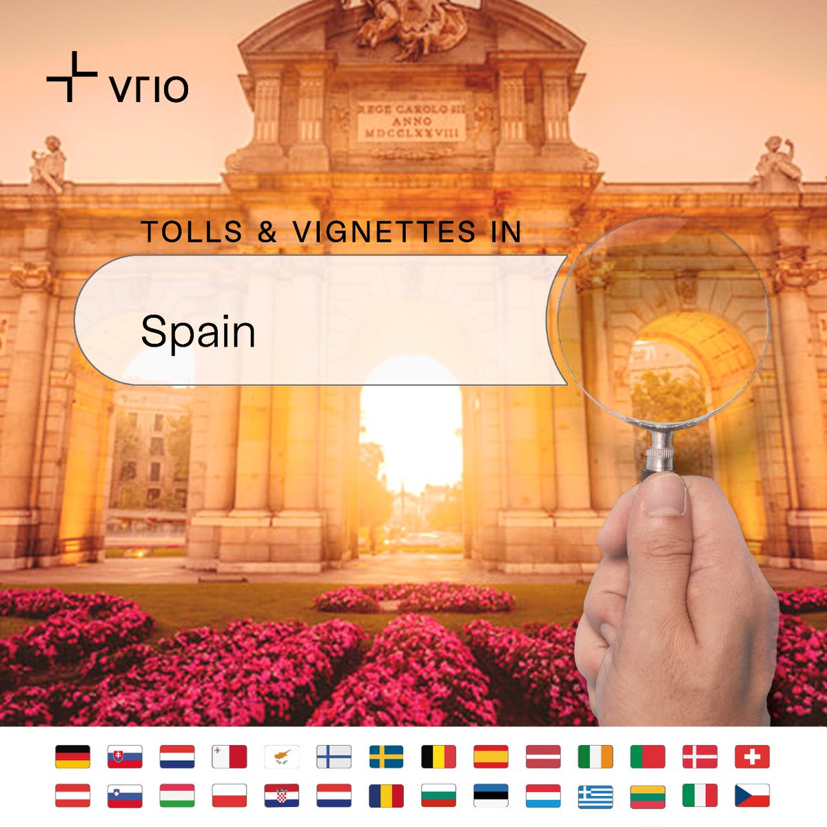 VrioUK's tweet photo. In Spain around 3,400km of motorways are subject to toll payments for all types of vehicles. Click here to read about all the details regarding the Spanish toll payment system ⬇️https://t.co/WFqOws0Xvr

#roadtransport #transport #logistics. https://t.co/qybxvAqoWq