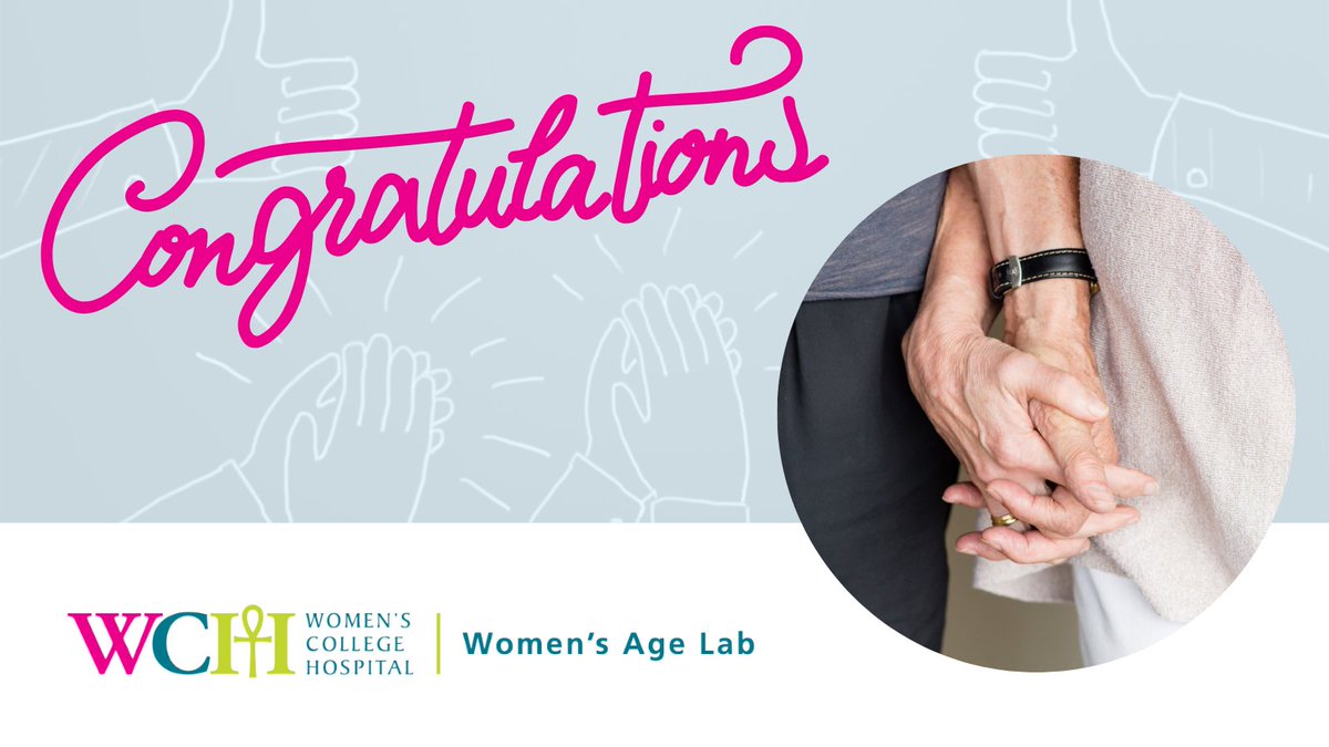 Women's College Hospital (@wchospital) on Twitter photo Congratulations to #WomensAgeLab & its partners on their <a href="/CIHR_IRSC/">CIHR</a> award to identify new solutions to promote healthy aging within naturally occurring retirement communities! loom.ly/k3DjyA4
<a href="/UHNOpenLab/">OpenLab</a> <a href="/NORCCentre/">NORC Innovation Centre</a> <a href="/cityoftoronto/">City of Toronto 🇨🇦</a> <a href="/cityofbarrie/">The City of Barrie</a> <a href="/uoft/">University of Toronto</a> <a href="/savagera/">Rachel Savage</a> Congratulations to #WomensAgeLab & its partners on their <a href="/CIHR_IRSC/">CIHR</a> award to identify new solutions to promote healthy aging within naturally occurring retirement communities! loom.ly/k3DjyA4
<a href="/UHNOpenLab/">OpenLab</a> <a href="/NORCCentre/">NORC Innovation Centre</a> <a href="/cityoftoronto/">City of Toronto 🇨🇦</a> <a href="/cityofbarrie/">The City of Barrie</a> <a href="/uoft/">University of Toronto</a> <a href="/savagera/">Rachel Savage</a>