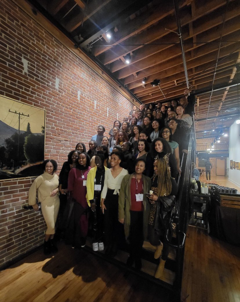 Met so many amazing black scientists and graduate students at the #BlackinNeuro mixer #SFN2022