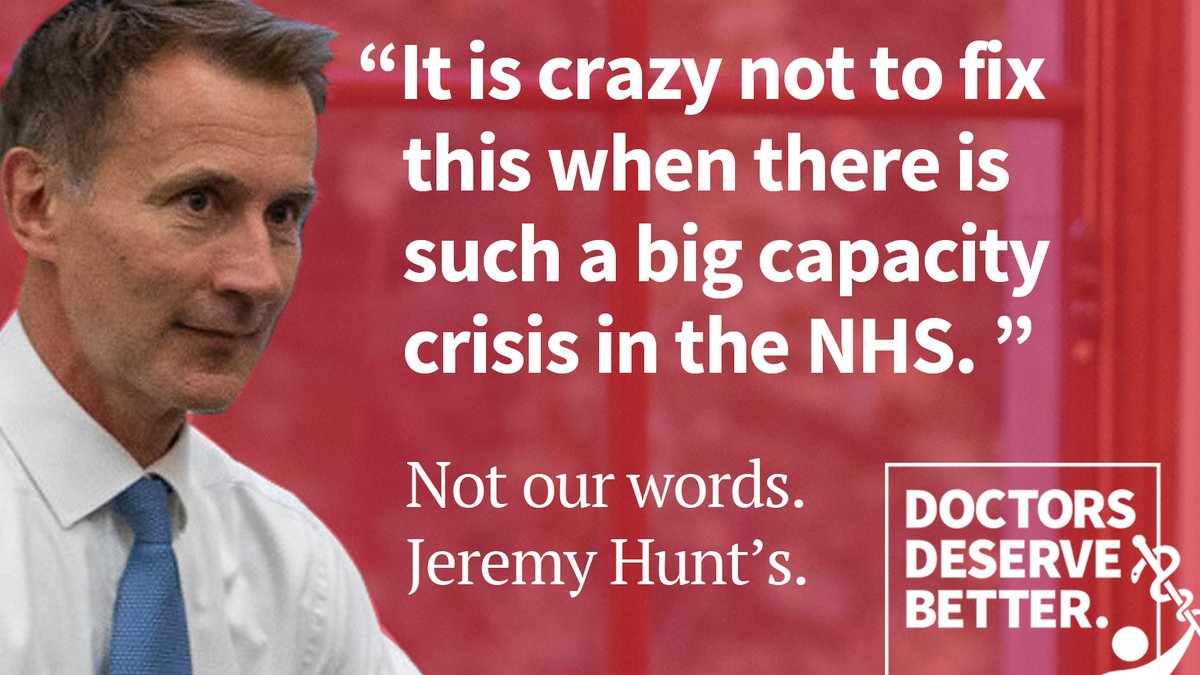 Broken NHS pensions tax is driving senior doctors from our health service.

But don't just take our word for it. Ask Jeremy Hunt.